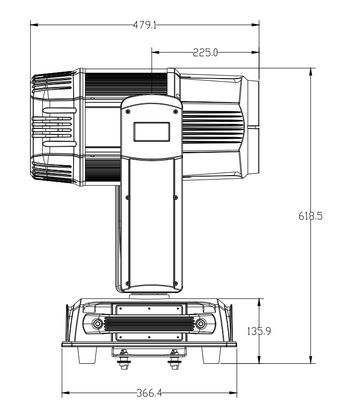 Outdoor beam size 2