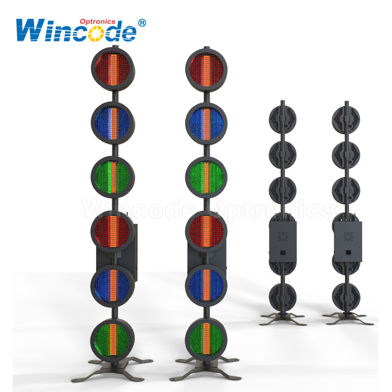 6×60W RGB Retro Style LED Stage Background Light 