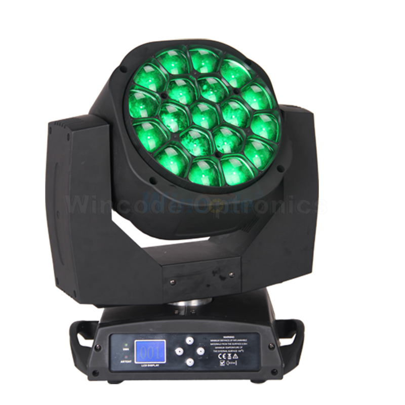 B-Eye K10 19×15W LED Zoom Moving Head Wash Light