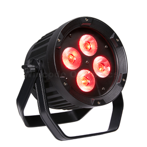 4×20W IP65 Outdoor Battery-Operated LED Spotlight with 4-in-1 LED and Wireless DMX