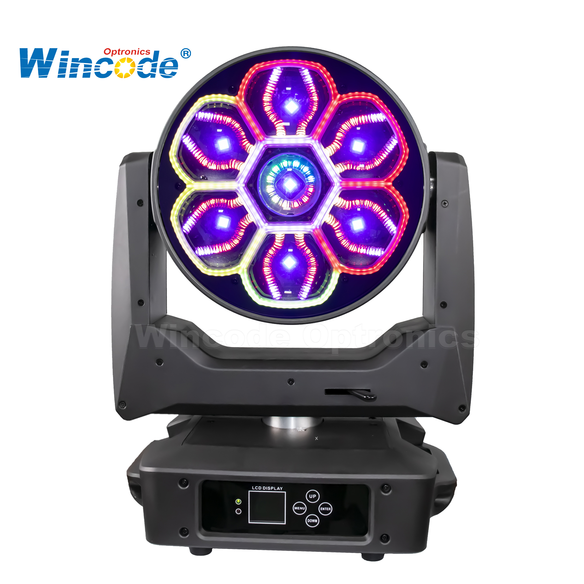 Phantom Aura 760XP – 7×60W RGBW LED Moving Head with Aura, Bee Eye & Edge Glow Effects