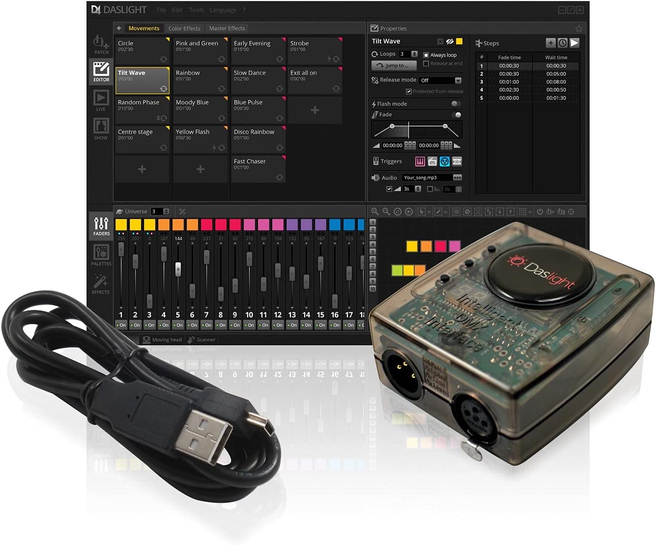 Daslight 4 DMX Lighting Software For PC Mac
