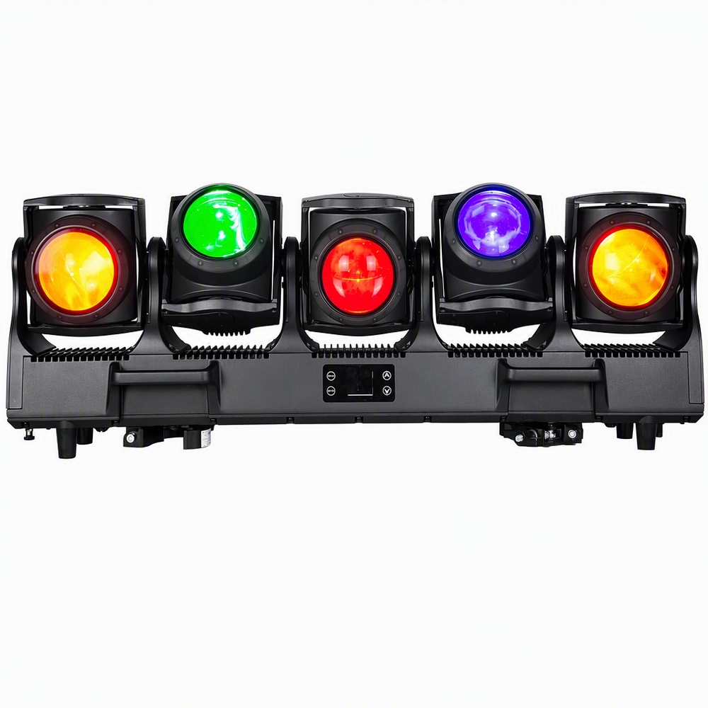 Wincode AquaVortex TB5 IP65 Multi-Head LED Moving Light | 5×120W RGBL | Alternative to ACME TORNADO