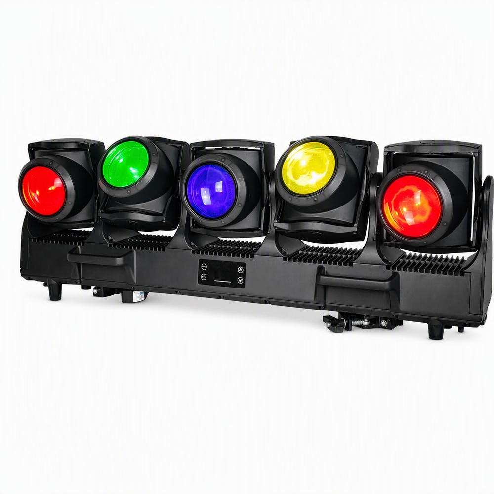 Wincode AquaVortex TB5 IP65 Multi-Head LED Moving Light | 5×120W RGBL | Alternative to ACME TORNADO